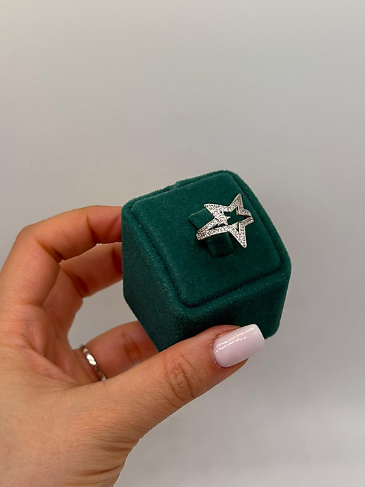 Xuping Yıldız Taşlı Yüzük