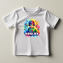 Roblox Baskılı Normal Kalıp  Çocuk Tişört