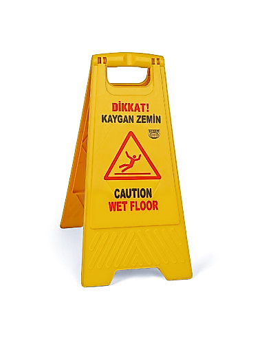 Kaygan Zemin Levhasi Türkçe + Ingilizce 600 GR ( KDV DAHİL )