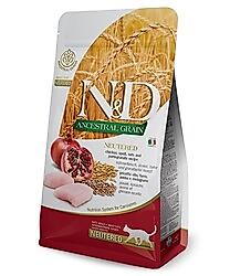 ND Düşük Tahıllı Tavuk Narlı Kısırlaştırılmış Kedi Maması 10 Kg