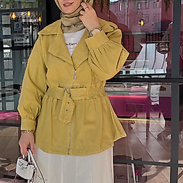 Rose Denim ceket (sarı)