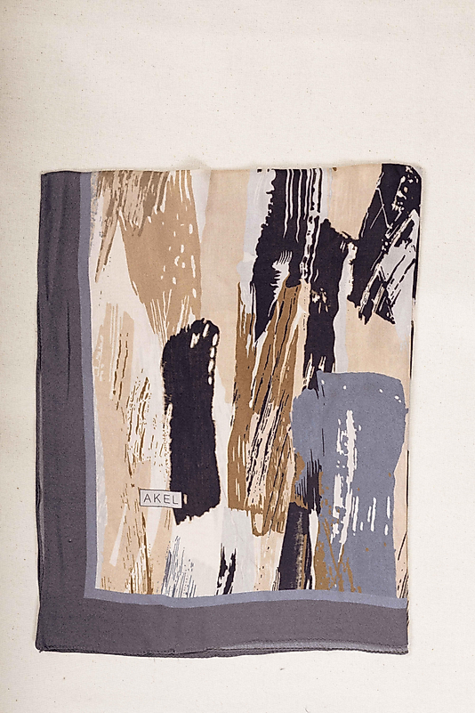 FLOOR İPEK ŞAL İTALYAN DİKİŞİ DESEN-4