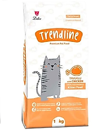 Trendline Tavuklu Yavru Kedi Maması 1 Kg (Orjinal Kapalı Paket) 8698995027236
