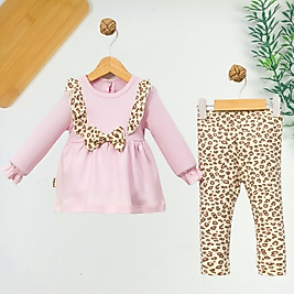 Leopar Desen Taytlı Takım