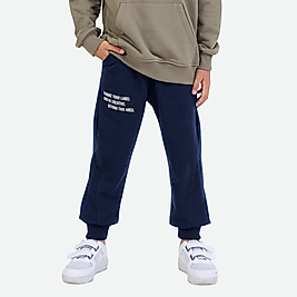 Erkek Çocuk İndigo Tek Alt Eşofman