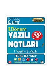 6. Sınıf Yazılı Notları 1. Dönem 1 ve 2. Yazılı