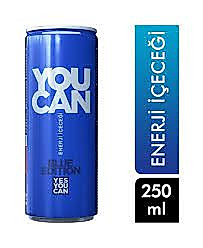 You Can Blue Enerji İçeceği250, ml 24lü