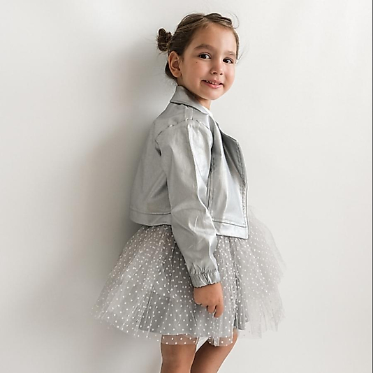 Grisella Kız Çocuk Tütü Etekli Ceketli Kız Çocuk 3lü Takım