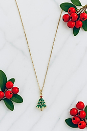 Noel Çelik Çam Kolye