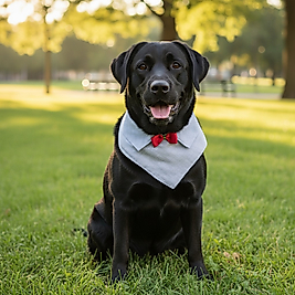 Mavi Yaka Kırmızı Papyon | FEDD’s Pet Style