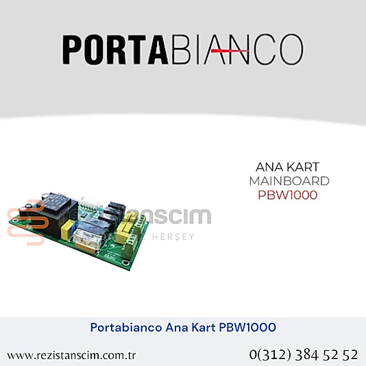 PORTABIANCO PBW 1000 ELEKTRONİK KART
