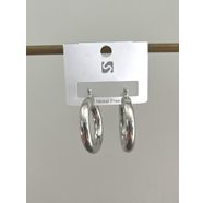 Çelik Silver Halka Küpe