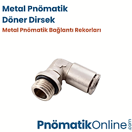 Pnömatik Metal Döner Dirsek