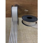 FİTİLLİ KURDALE EKRU 2,5 CM