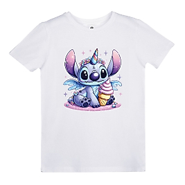 Stitch Unicorn IceCream Sevimli Tasarım – Çocuk Tişörtü