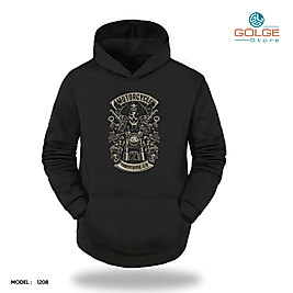 Motorcu Model Slimfit Kapüşönlu Hoodie Erkek kadın Sweatshirt