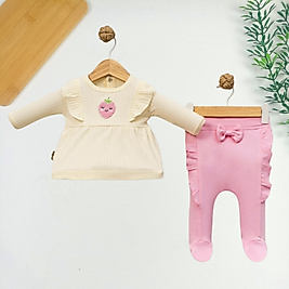 Çilek Desen Yenidoğan Takım