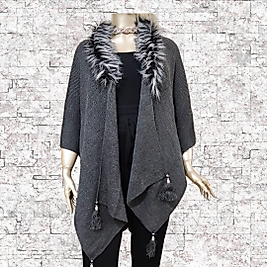 yakası kürklü salaş hırka