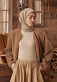 Modal İpek Eşarp Buğday