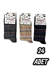 Kadın Mendi Çorap 24 Adet
