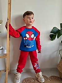 Spiderman Erkek Çocuk Eşofman Takımı