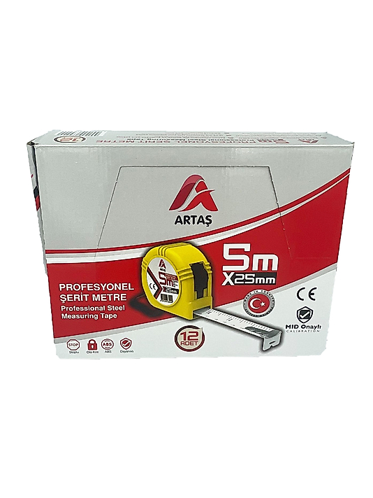 EKONOMİK ŞERİT METRE 5 MT x 25 MM