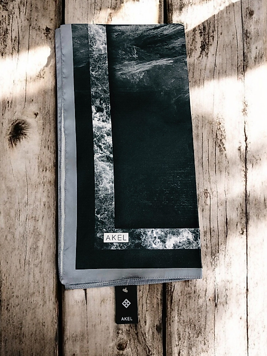 Akel Digital Kristal Eşarp  Pastel  Desen