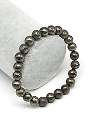 Pirit Doğaltaş Bileklik 8 mm Küre