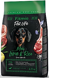 Fitmin For Life Hypo-Allergenic Kuzu Etli Küçük Irk Yetişkin Köpek Maması 2,5 Kg