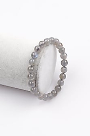 Labradorit Doğal Taş Bileklik 7 mm Küre
