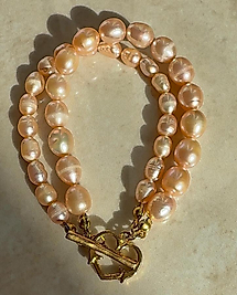 Soft Pink Pearl Bracelet | Bileklik