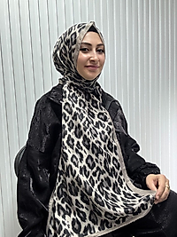 Zer Leopar Desen Şal