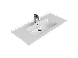 TURKUAZ Etajerli Lavabo, Blue, 100x47 cm