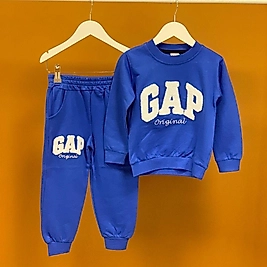 Mavi GAP Nakışlı Eşofman Takımı