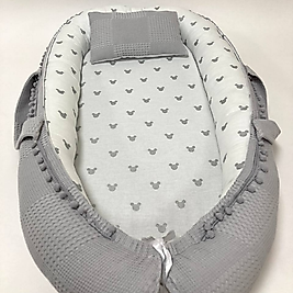 Gri Mickey Mouse Desenli Babynest