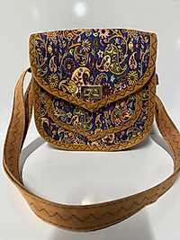 Terme Çanta Kare Kesim Orta Boy Lacivert