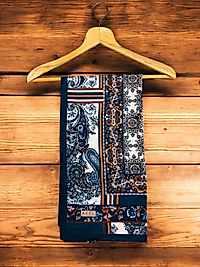 Digital Soft Etnik Desen1 Pamuk Eşarp