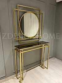 100 CM AYNA, 90X30X100 CM DRESUAR GOLD Z-07