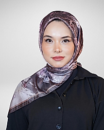 Dijital Kristal Eşarp Pastel Mermer Desenli