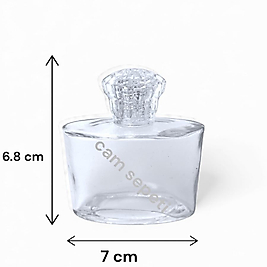 50 CC PARADİSE CAM KOLONYA ŞİŞESİ