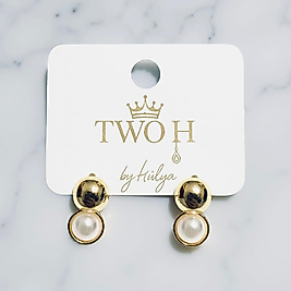 Gold Mini İnci Detaylı Küpe