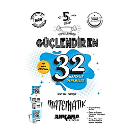 Ankara Yayıncılık 5.Sınıf Güçlendiren 32 Haftalık Matematik Kazanım Denemeleri