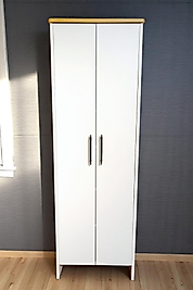 2 Kapaklı 6 Raflı Çok Amaçlı Dolap – Beyaz 182 Cm | Mutfak, Banyo, Ofis Kullanımı Için Uygun