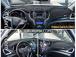 Hyundai Santa Fe 2012 - 2017 Konsol Torpido A3D Koruma