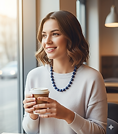 Lapis Lazuli Doğaltaş Kolye