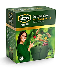Akzer Detoks  Kiraz Saplı & Tarçınlı Karışık bitki 60’lı
