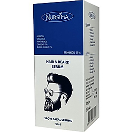 Nursima Saç ve Sakal Serumu 50ml