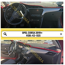 Opel Corsa 2019+ Konsol Torpido 3D Koruma