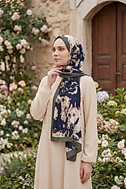 Spring Çiçekli Desenli Şal