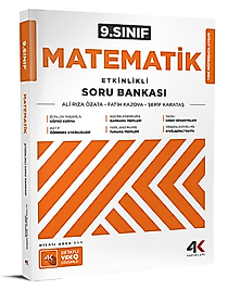 4K Yayınları 9. Sınıf Matematik Etkinlikli Soru Bankası 2025 2026 Yeni Baskı Sezon